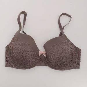 Victoria's Secret Bra 34 D milk chocolate brown